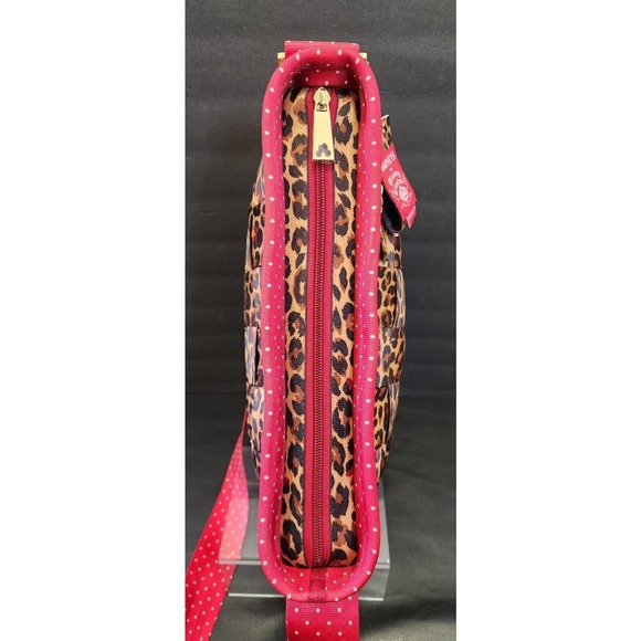 Harvey's For Disney Couture Minnie Mouse Leopard Print Seatbelt Purse NWT! - Picture 6 of 16